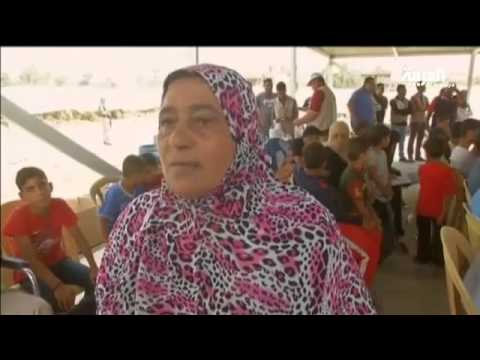 شاهد معسكر جديد يضم 250 خيمة غرب بغداد