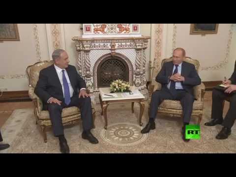 شاهد لقاء بين بوتين ورئيس الوزراء الإسرائيلي بنيامين نتنياهو