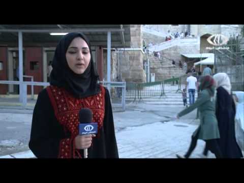 أهالي الخليل يؤدون صلاة عيد الأضحى المبارك داخل الحرم الإبراهيمي