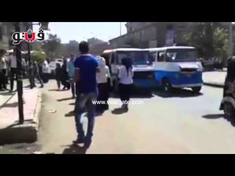 شاهد حالات تحرش بالفتيات أمام مدرسة المحمدية المطرية