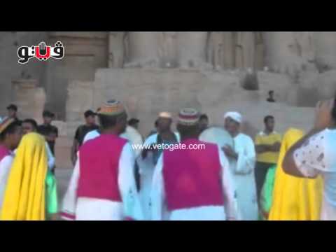 شاهد وصلة رقص لسياح على الأغاني النوبية