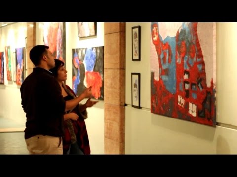 شاهد معرض للفنانة التشكيلية السورية سوزدار سيدو