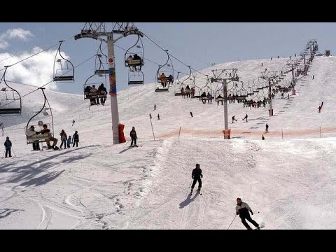 شاهد بالفيديو تساقط الثلوج ينشِّط موسم التزلج في لبنان