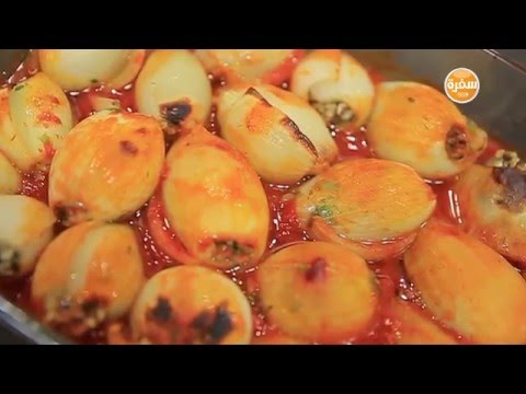 طريقة عمل محشي البصل